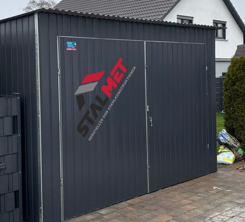 Blechgarage 3x5x2 14m - +,